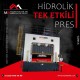 800 Ton Kapasiteli DCP 77750 Model Hidrolik Tek Etkili (Form) Presi (2500x1500mm)