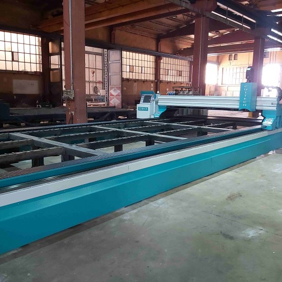 3000 x 8000 x 300mm OXY ve Plazma  Kesim Tezgahı