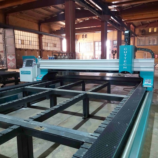 3000 x 8000 x 300mm OXY ve Plazma  Kesim Tezgahı