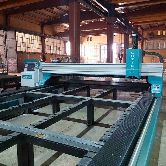 3000 x 8000 x 300mm OXY ve Plazma  Kesim Tezgahı