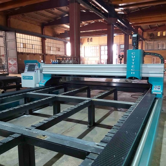 3000 x 8000 x 300mm OXY ve Plazma  Kesim Tezgahı