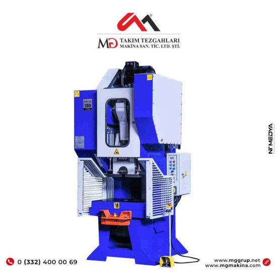 130 Ton Pnömatik Kavrama Angrenajlı Eksantrik Pres - Eccentric Press