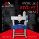 150 Ton Hidrolik Alttan İtmeli Atölye Presi - Hydraulic Workshop Pushing Press Bottom