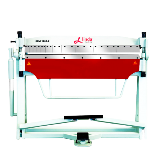 LCM 1260 x 2mm Parça Bıcaklı Caka Kenet - Folding Machines