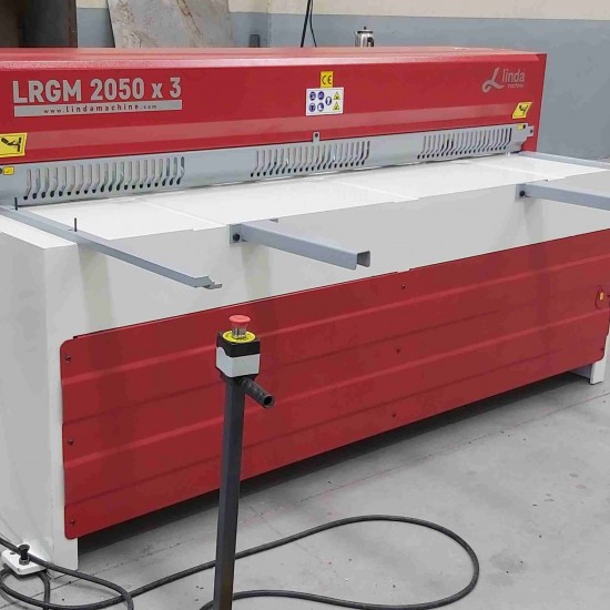 LRGM 2050 x 3mm Linda Machine Rediktörlü Giyotin Makas - Guillotine Machines