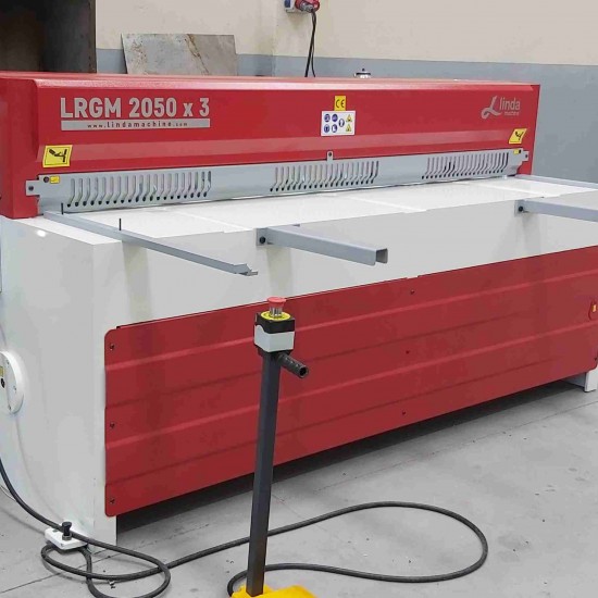 LRGM 2050 x 3mm Linda Machine Rediktörlü Giyotin Makas - Guillotine Machines