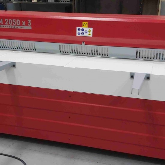 LRGM 2050 x 3mm Linda Machine Rediktörlü Giyotin Makas - Guillotine Machines