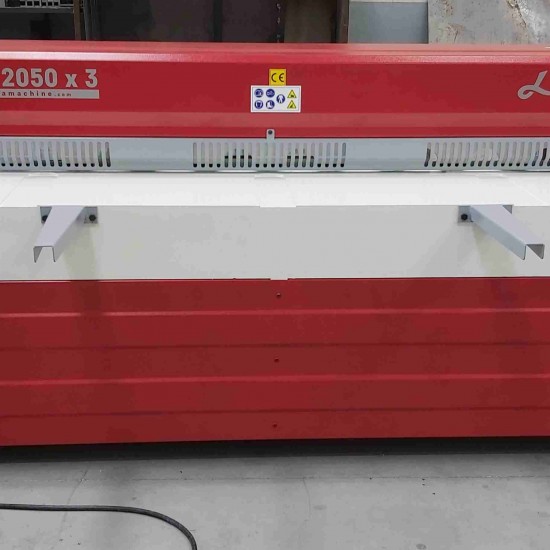 LRGM 2050 x 3mm Linda Machine Rediktörlü Giyotin Makas - Guillotine Machines
