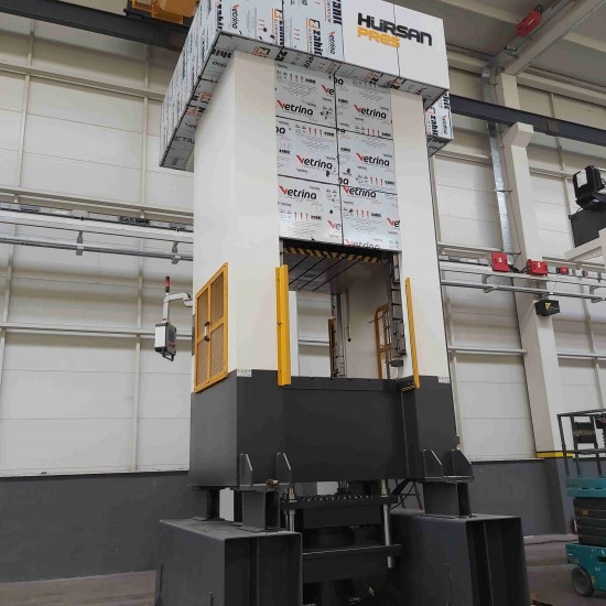 400 Ton Hürsan Sıvama Pres Tabla 1500 x 1250 - Hydraulic Spinning Press