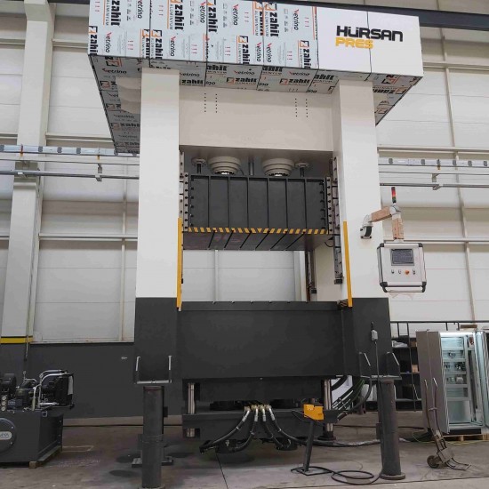 630 Ton Hürsan Sıvama Pres Tabla 2500 x 1500 - Hydraulic Spinning Press
