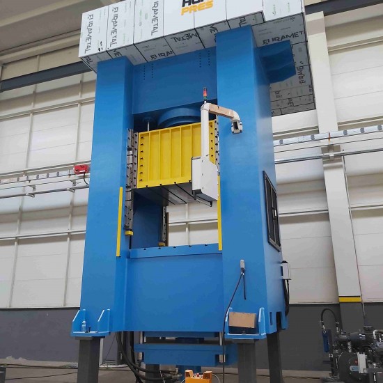 1500 Ton Hürsan Sıvama Pres Tabla 1800 x 1500 - Hydraulic Spinning Press