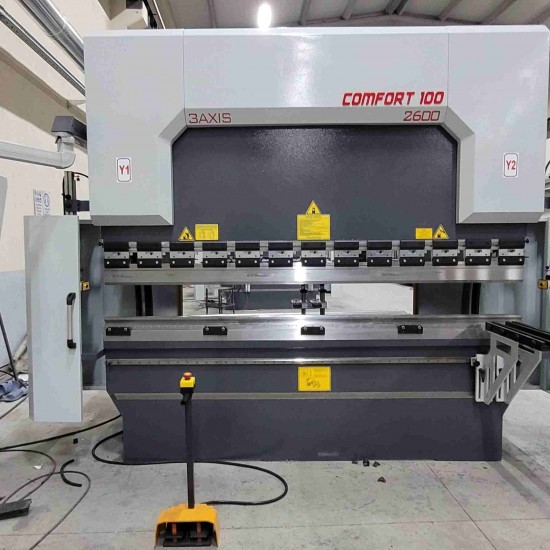 CONFORT 2600mm 100 Ton 3 Eksen LİNDA Machine Abkant Pres