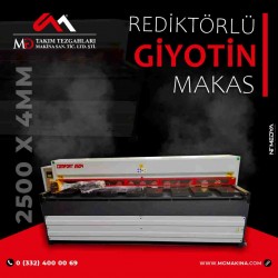 2500 x 4mm Rediktörlü Giyotin Makas - Guillotine Machines ( SIFIR )