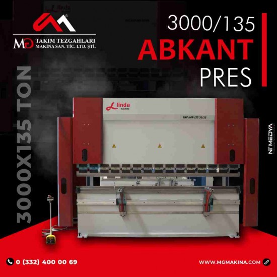 3000 x 135 Ton Abkant Pres