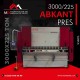 3000 x 225 Ton Abkant Pres 
