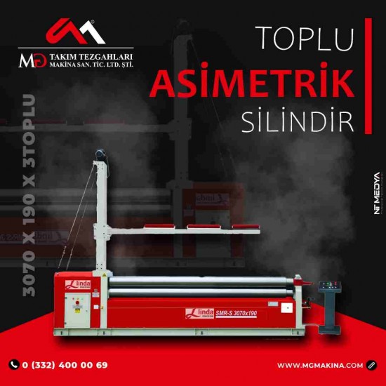 3070 x 190 x 3Toplu Asimetrik Silindir
