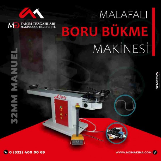 32mm Manuel Malafalı Boru Bükme -Manual Spigot Pipe Bending
