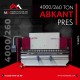 4000 x 260 Ton Abkant Pres