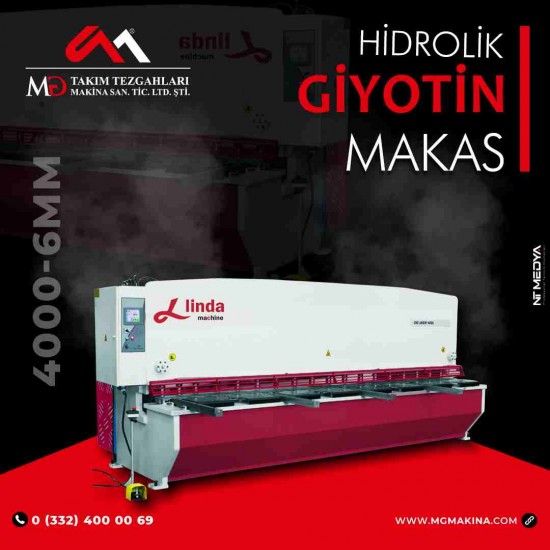 4000 x 6mm guillotine shear - Giyotin Makas