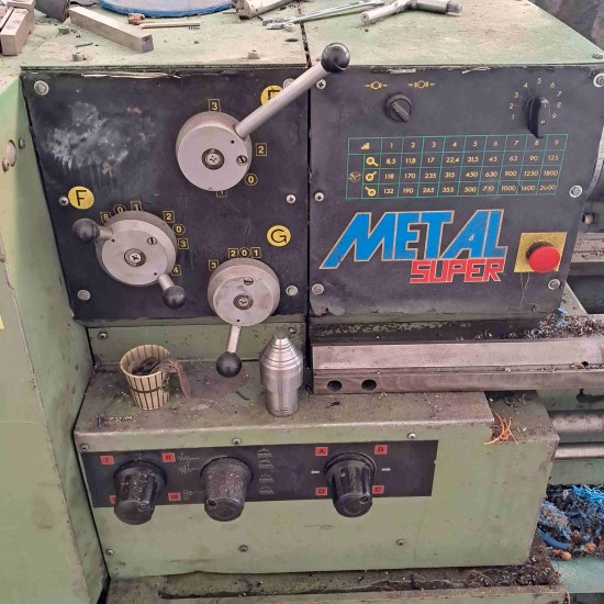 Süper 500 TU 2mt 550 Çap Süpermetal 1991 Model Torna Fener : 65  Araba üstü Çevirme Çapı : 290