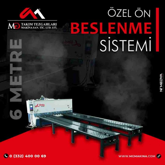 6 meter special front feeding system - Özel Ön Besleme Sistemi