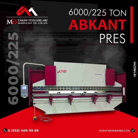 6000 x 225 Ton Abkant Pres