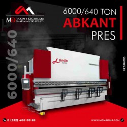 6000 x 640 Ton Abkant Press 