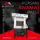 630 Ton Hürsan Sıvama Pres Tabla 2500 x 1500 - Hydraulic Spinning Press