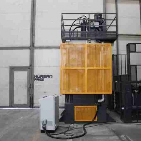 HÜRSAN 200 Ton Kapasiteli 4 Kolonlu Hidrolik Çift Etkili (Sıvama) Presi - Hydraulic Spinning Press