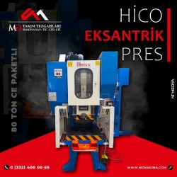80 Ton CE Paketli Hico Eksantrik Pres - Eccentric Press