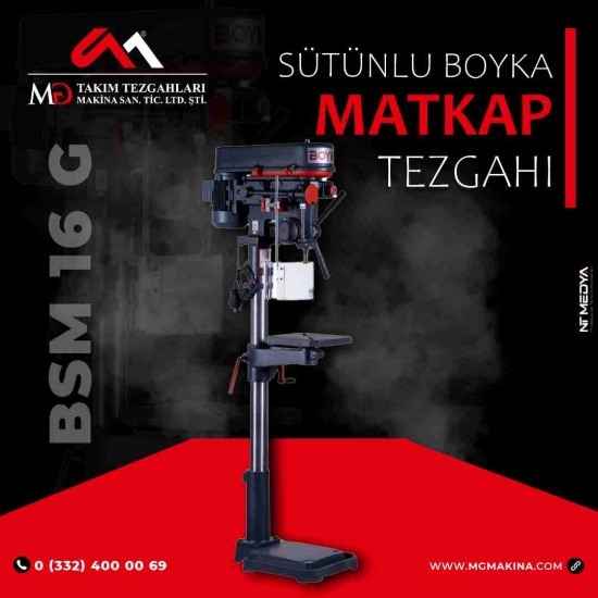 BSM 16 G Sütunlu Boyka Matkap Tezgahı