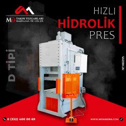 D Tipi Hızlı Hidrolik Pres - D Type Fast Hydraulic Press
