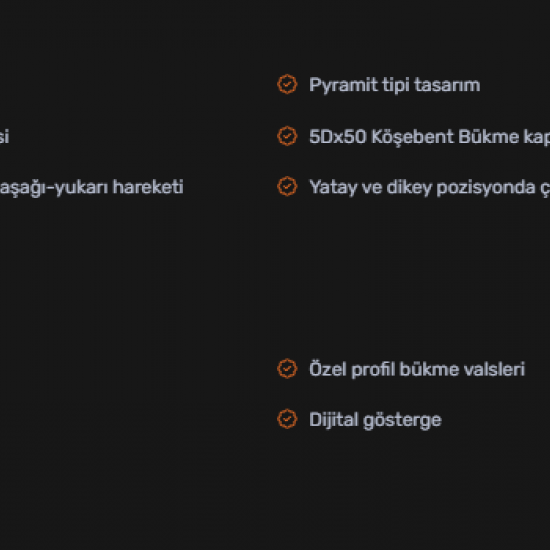 HPK-45 Hidrolik Profil & Boru Bükme Makinesi