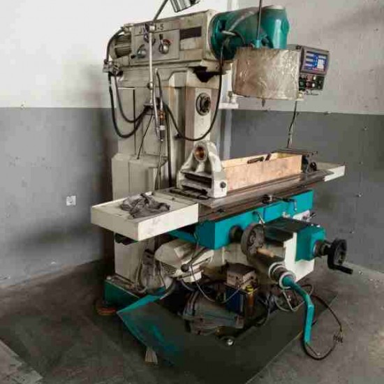 JVHM-5 Jetco Koç Başlıklı Alın Taramalı Dijital Freze