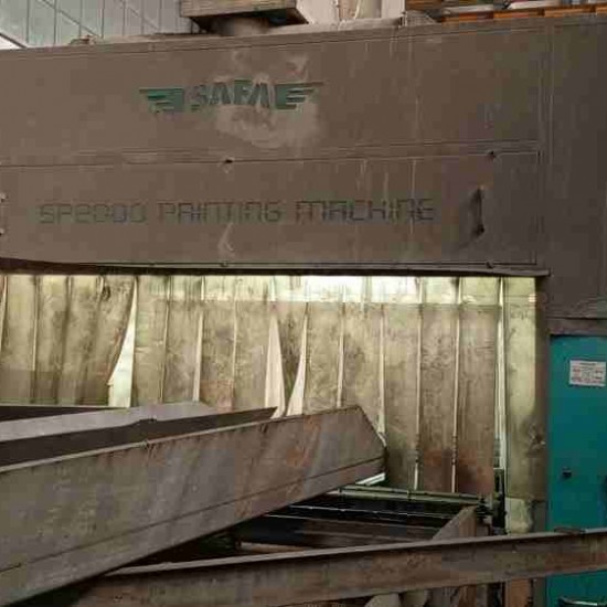 SAFA SP2000 Painting Otomatik Boya Makinası TABLA 2250mm 