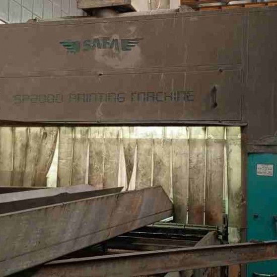 SAFA SP2000 Painting Otomatik Boya Makinası TABLA 2250mm 