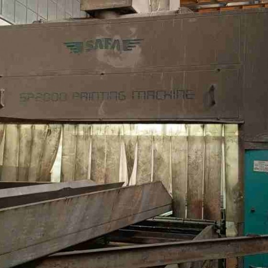 SAFA SP2000 Painting Otomatik Boya Makinası TABLA 2250mm 