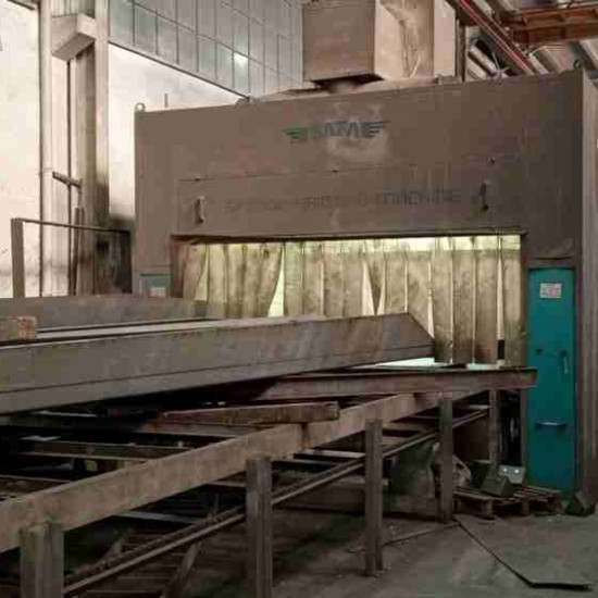 SAFA SP2000 Painting Otomatik Boya Makinası TABLA 2250mm 