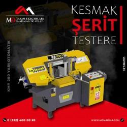 KMY 280 Yarı Otomatik Kesmak Şerit Testere