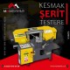 KMY DG 280 Yarı Otomatik Açılı Kesmak Şerit Testere