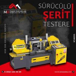 KSS 350 Kesmak Servo Sürücülü Şerit Testere