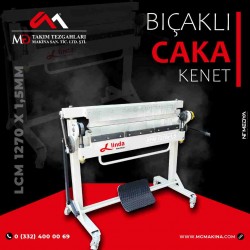 LCM 1270 x 1,5mm Parça Bıcaklı Caka Kenet Makinası