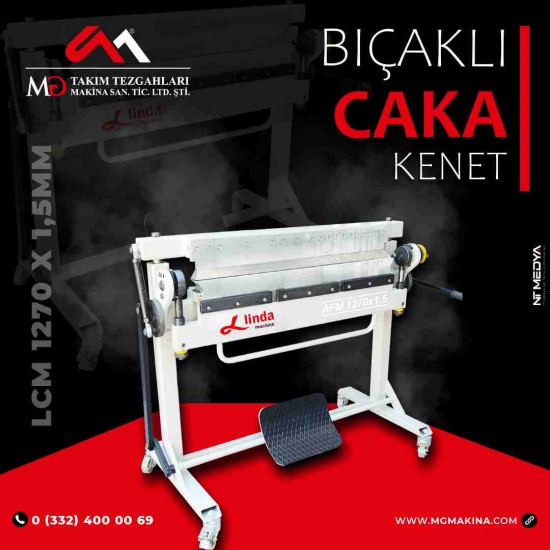 LCM 1270 x 1,5mm Parça Bıcaklı Caka Kenet Makinası