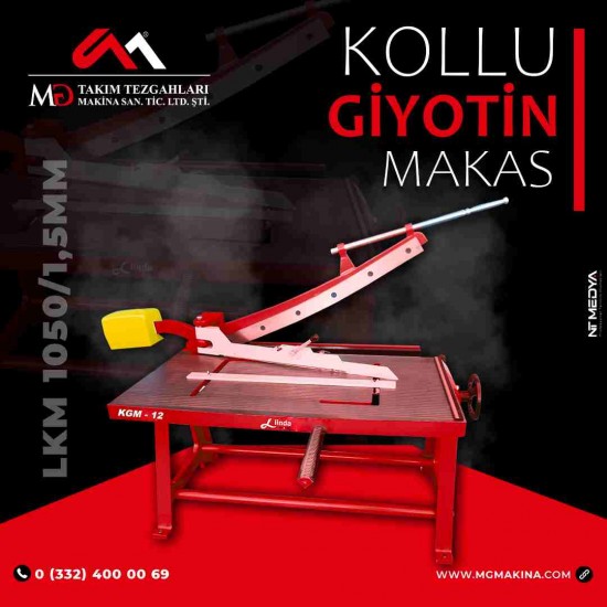 LKM 1050 & 1300 x 1,5mm Kollu Giyotin Makas