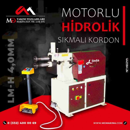 LM-H 4,0mm Motorlu Hidrolik Sıkmalı  Kordon  -Hydraulic Motorized Cord