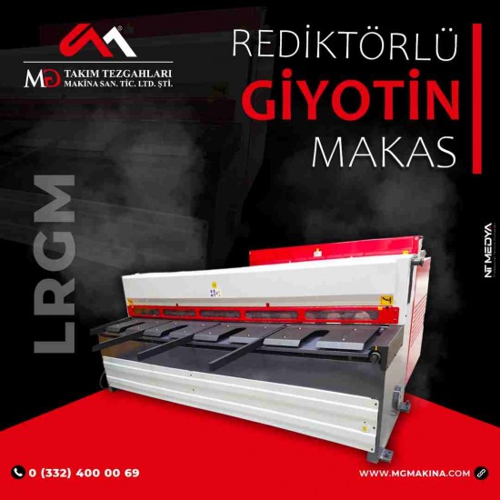 LRGM Rediktörlü Giyotin Makas - Guillotine Machines( SIFIR )