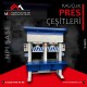 NPI Şase Kauçuk Pres Çeşitleri - NPI Chassis Rubber Press Types