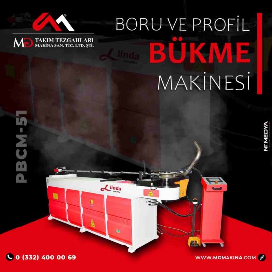 PBCM-51 Boru ve Profil Bükme Makinesi - Profile and Pipe Bending