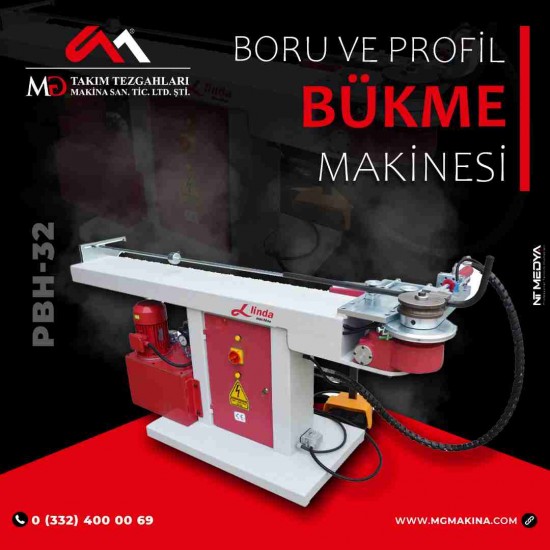 PBH-32 Boru ve Profil Bükme Makinesi - Profile and Pipe Bending