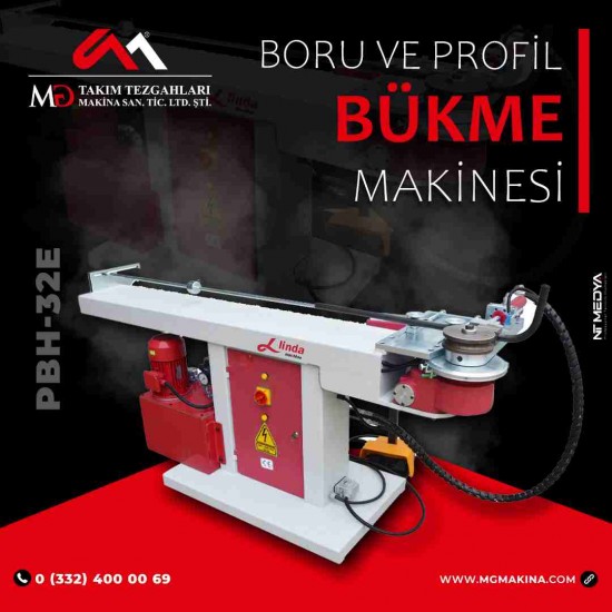 PBH-32 E Boru ve Profil Bükme Makinesi - Profile and Pipe Bending